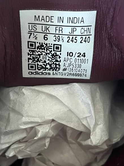 Adidas Samba OG Maroon Strata Pony