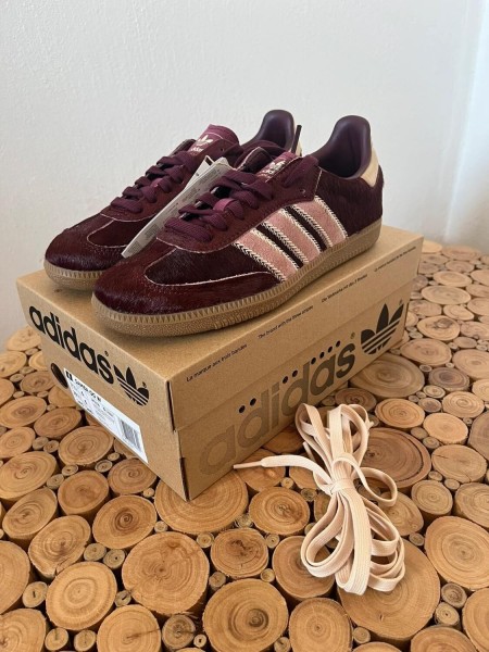 Adidas Samba OG Maroon Strata Pony