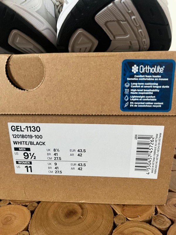 Asics gel 1130 White Black 2
