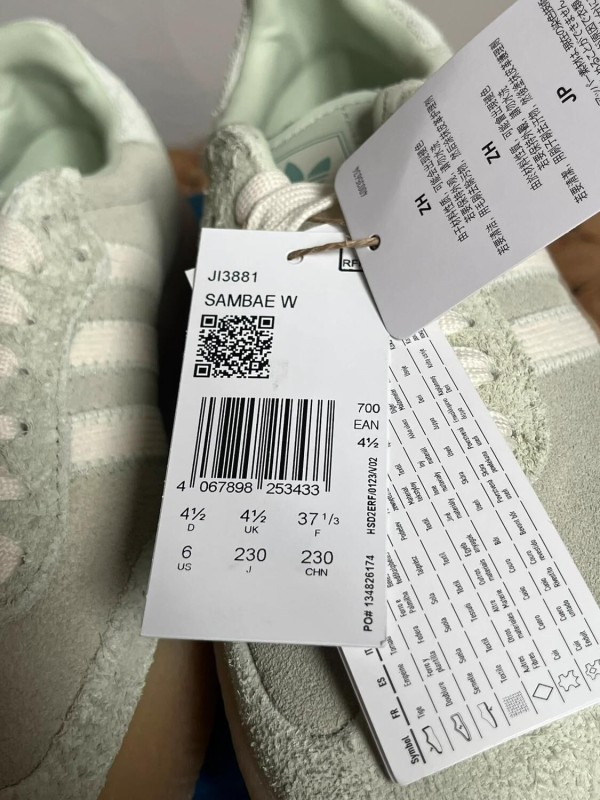 Adidas samba linen vert 2