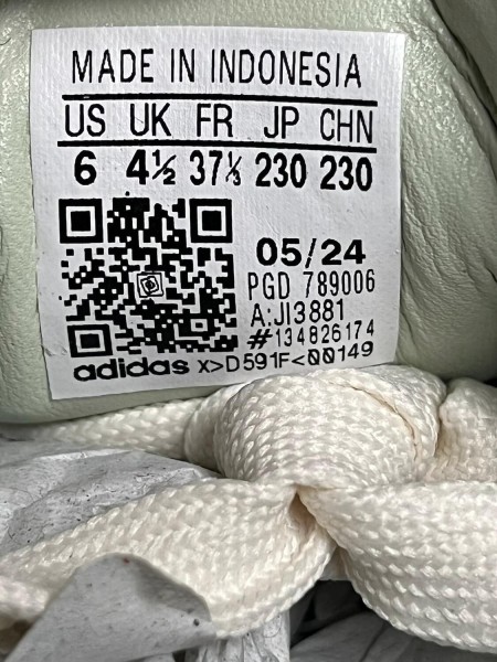 Adidas samba linen vert