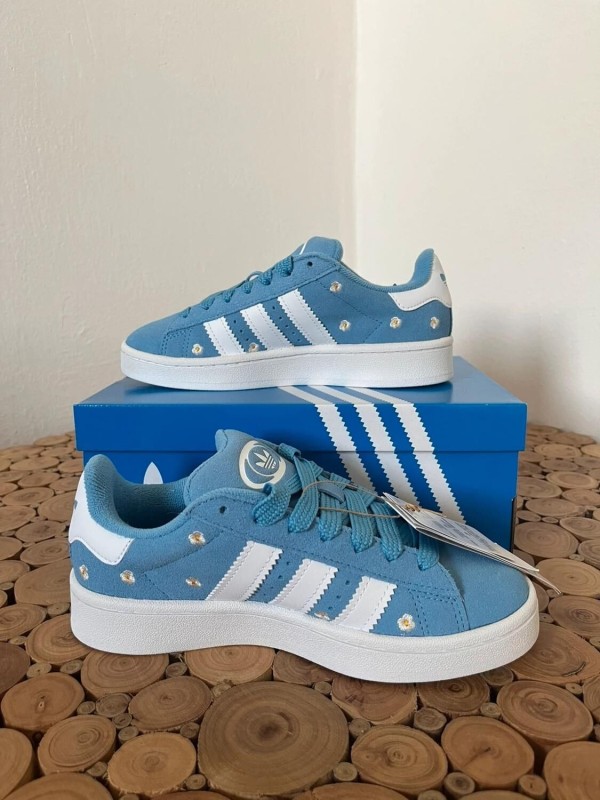 adidas campus 00s J light blue floral 2
