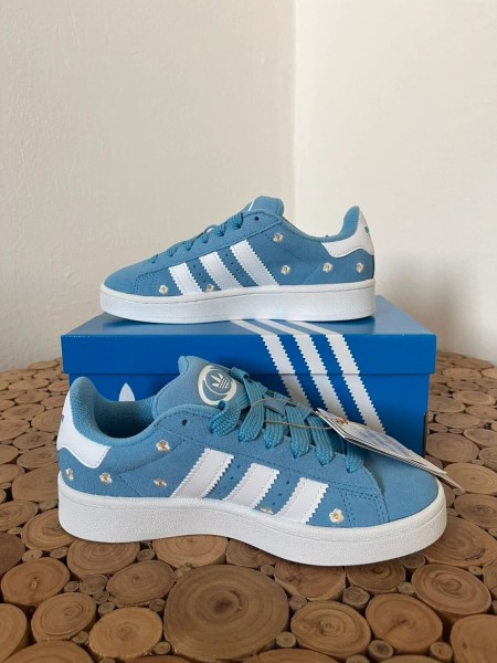adidas campus 00s J light blue floral