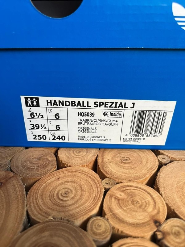 adidas handball spezial marron et rose 2