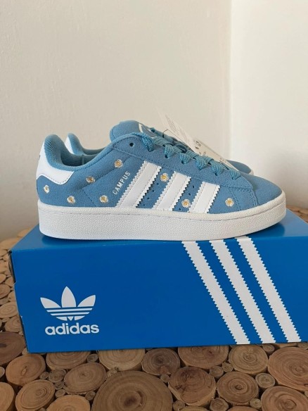 adidas campus 00s J light blue floral