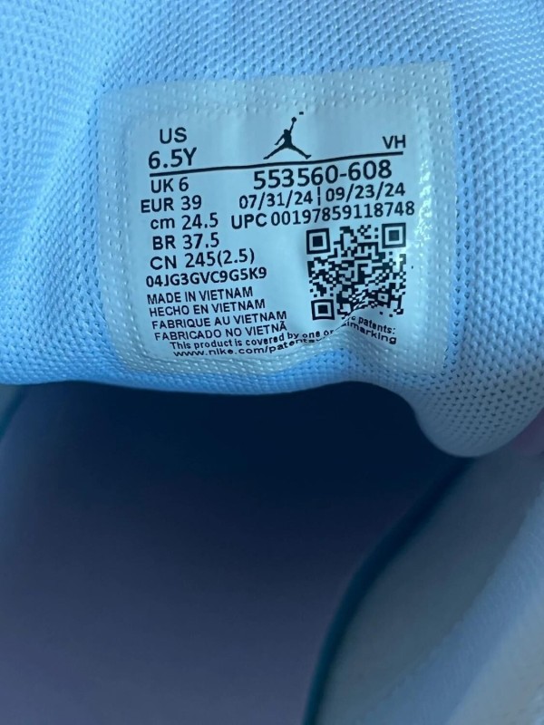 Nike air Jordan 1 low pink foam 2
