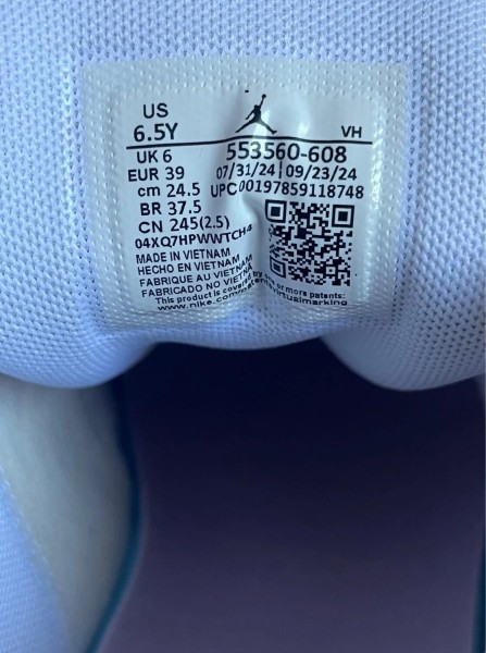 Nike air Jordan 1 low pink foam