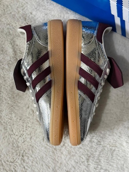 Adidas Handball Spezial LT Silver/Maroon Metallic 37