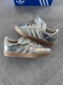 adidas spezial LT Silver metallic snake white cream