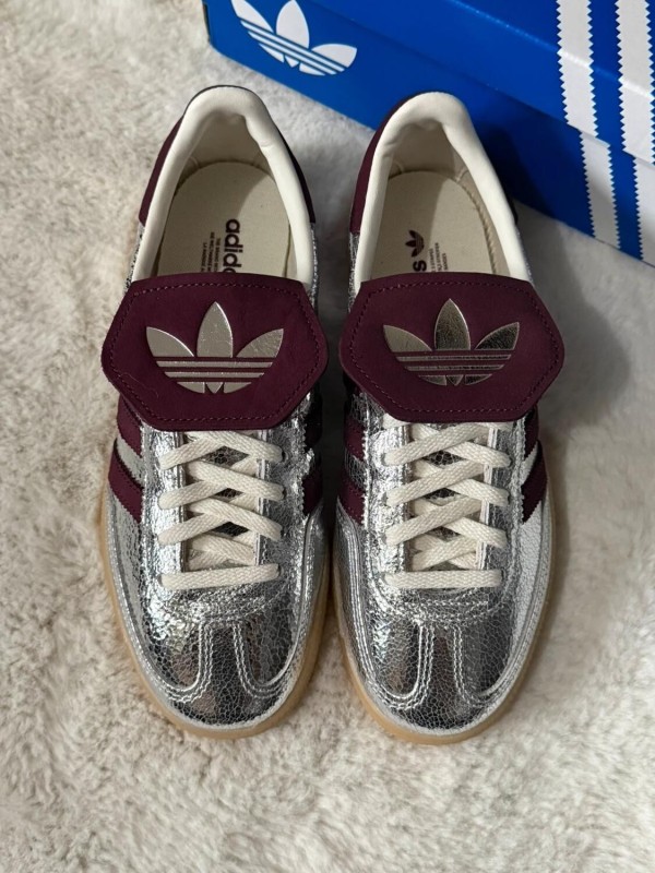 Adidas Handball Spezial LT Silver/Maroon Metallic 37 2