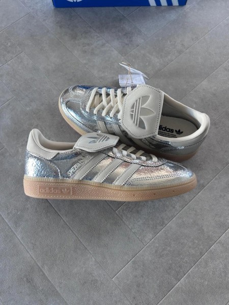 adidas spezial LT Silver metallic snake white cream