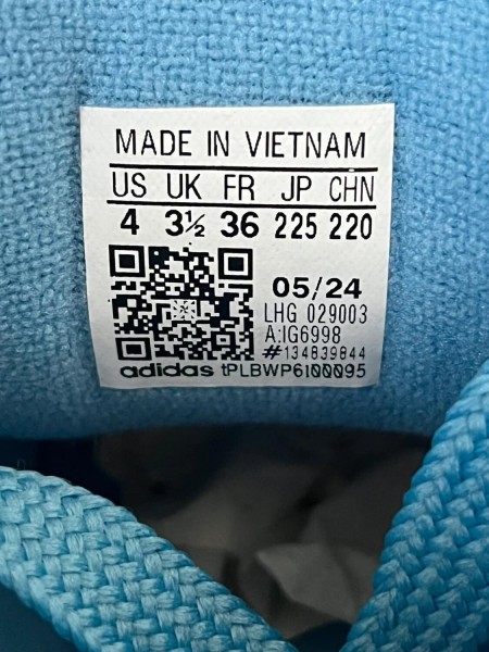 adidas campus 00s J light blue floral