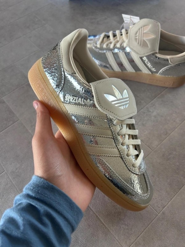 adidas spezial LT Silver metallic snake white cream 2