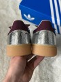 Adidas Handball Spezial LT Silver/Maroon Metallic 37
