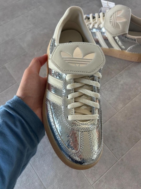 adidas spezial LT Silver metallic snake white cream 2