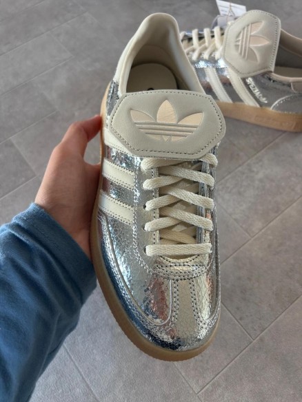 adidas spezial LT Silver metallic snake white cream