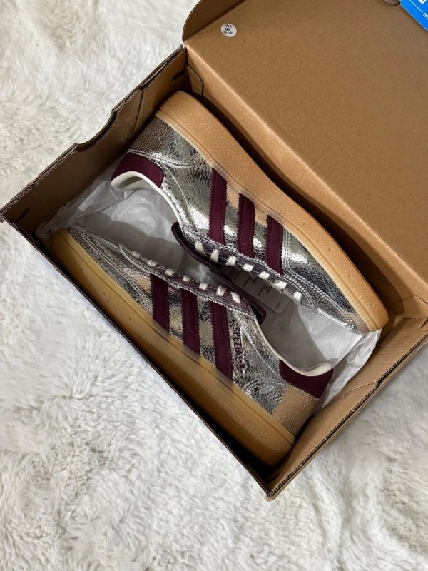 Adidas Handball Spezial LT Silver/Maroon Metallic 37 2