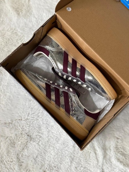 Adidas Handball Spezial LT Silver/Maroon Metallic 37