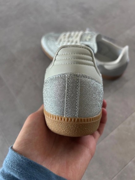 adidas samba silver metallic brillant glitter - 38