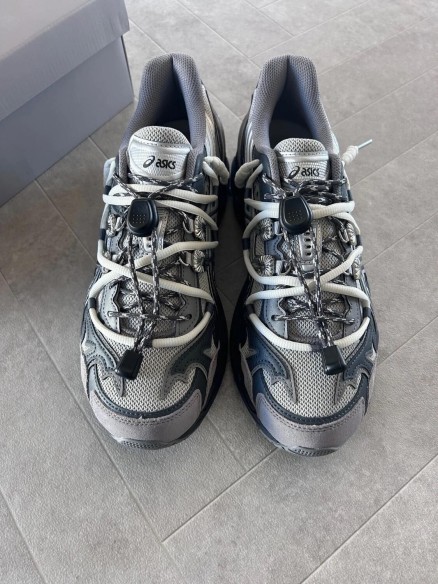 Asics gel cumulus 16 toga grey white pure silver black white
