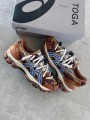 Asics gel cumulus 16 brown orange reed blue pure silver brun