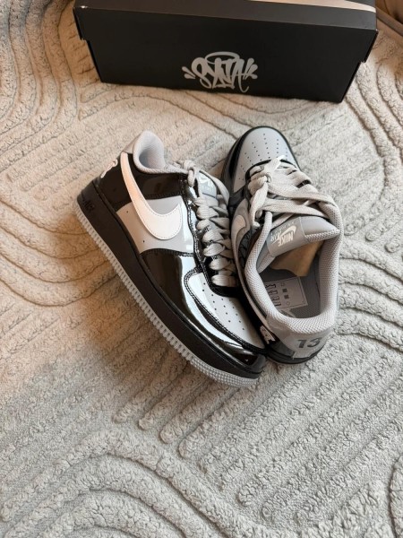Nike Air Force 1 Low Syna Central Cee Black White Smoke Grey