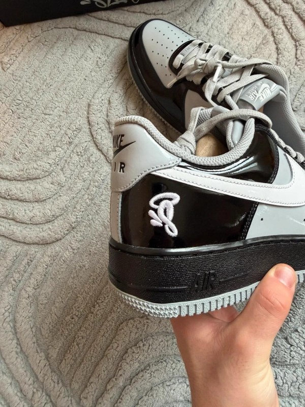 Nike air force 1 Low Syna Central Cee Black White Smoke grey 2
