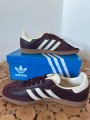 adidas samba og marron gold metallic
