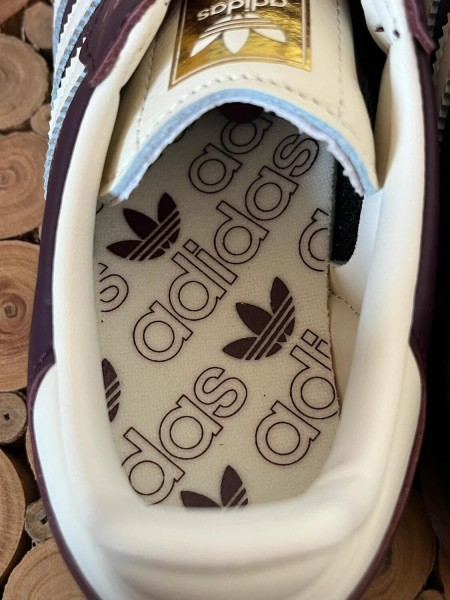 adidas samba og marron gold metallic
