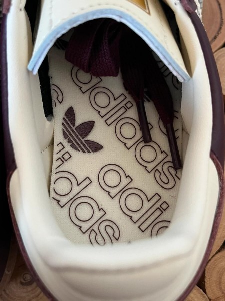 adidas samba og marron gold metallic