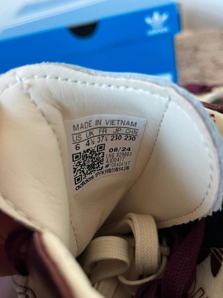 adidas samba og marron gold metallic