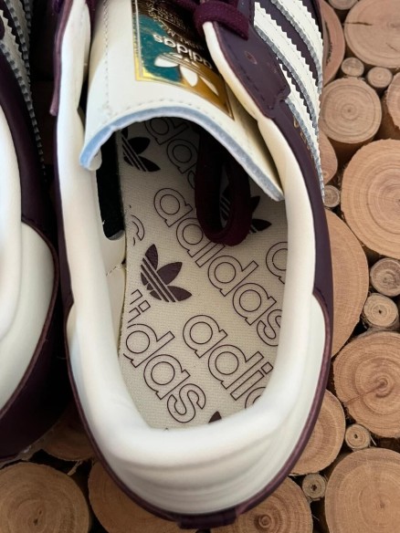 adidas samba og marron gold metallic