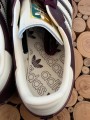 adidas samba og marron gold metallic