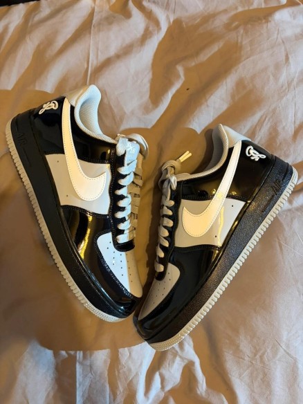 Nike Air Force 1 Syna Central Cee Black Light Smoke Grey - 44