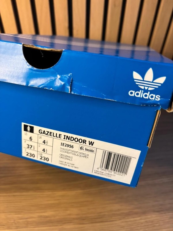 adidas gazelle indoor shadow violet taille 37,5 2