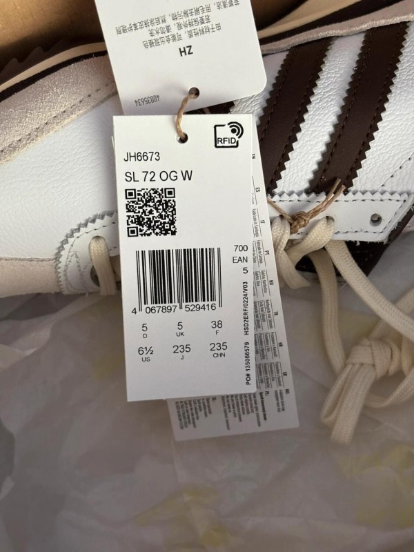 adidas SL 72 White Auburn Taille 38 2