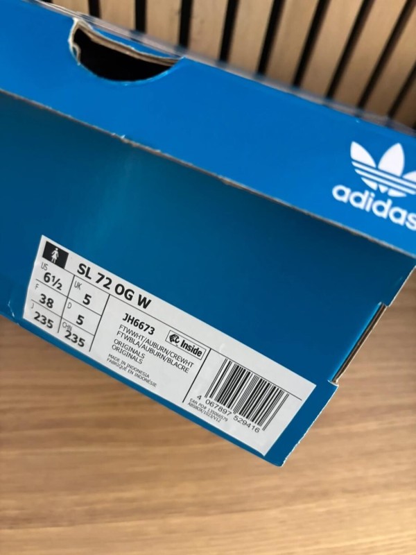 adidas SL 72 White Auburn Taille 38 2