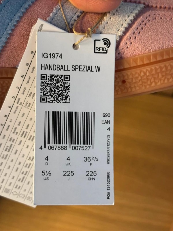adidas handball spezial semi spark pink - 36,5 2