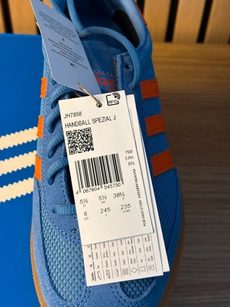 adidas handball spezial focus blue - taille 38,5 - Neuf