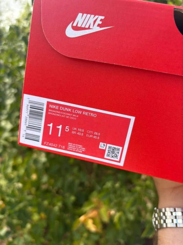 Nike Dunk Low Bronzine - Taille 45,5 2