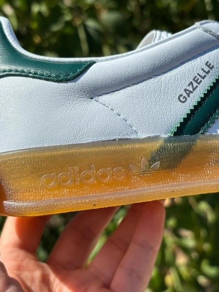Adidas Gazelle Indoor White Collegiate Green - Taille 38,5