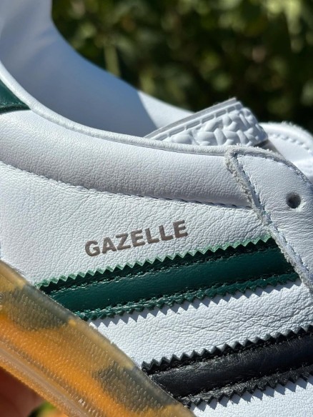 Adidas Gazelle Indoor White Collegiate Green - Taille 38,5