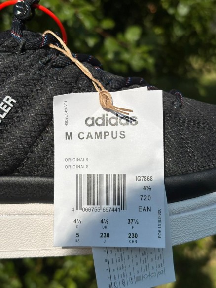 Adidas Campus Black X Moncler - Taille 37,5