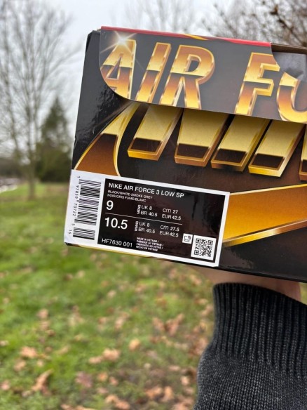 Nike Air Force 3 Black Croc X Nigo - Taille 42,5