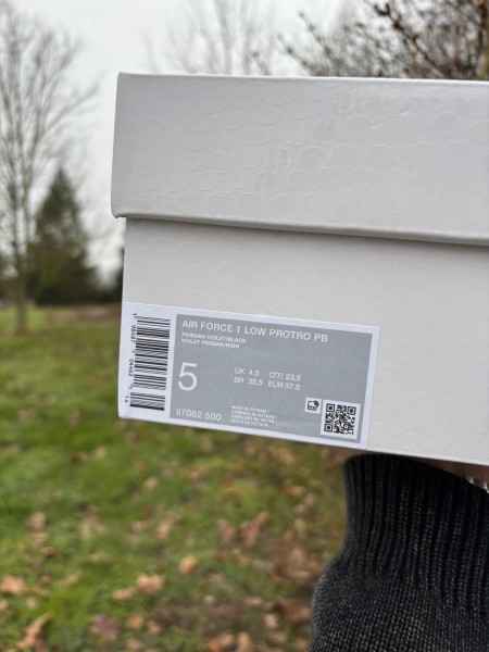 Nike air force 1 Persian Violet X Kobe Bryant X FC Barcelone - Taille 37,5