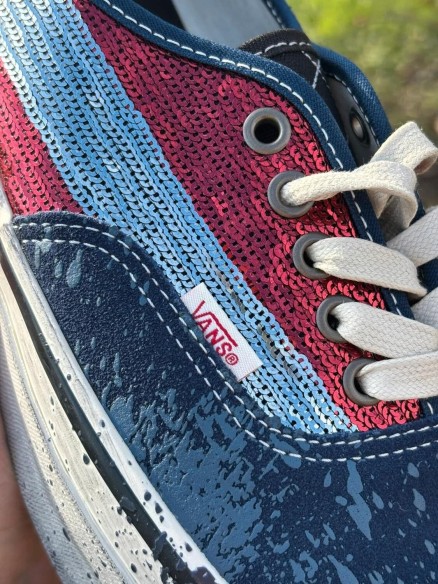 Vans Authentic Premium La Habana Red Navy - Taille 44,5
