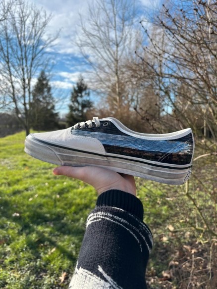 Vans Authentic Premium La Habana White Black - Taille 44,5