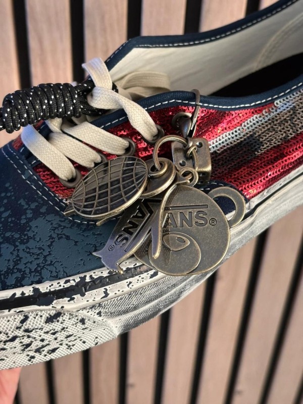 Vans Authentic Premium La Habana Red Navy - Taille 44,5 2