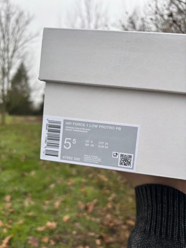 Nike Air Force 1 Persian Violet X Kobe Bryant X FC Barcelone - Taille 38 2