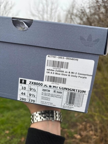 Adidas ZX 8000 consortium blue glow - Taille 44